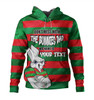 South Sydney Rabbitohs Father's Day Hoodie - Screaming Dad and Crazy Fan