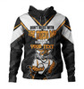 Wests Tigers Father's Day Hoodie - Screaming Dad and Crazy Fan