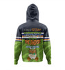 Canberra Raiders Father's Day Hoodie - Screaming Dad and Crazy Fan
