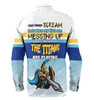 Gold Coast Titans Father's Day Long Sleeve Shirt - Screaming Dad and Crazy Fan