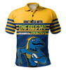 Parramatta Eels Father's Day Polo Shirt - Screaming Dad and Crazy Fan
