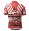 St. George Illawarra Dragons Father's Day Polo Shirt - Screaming Dad and Crazy Fan