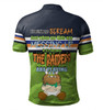Canberra Raiders Father's Day Polo Shirt - Screaming Dad and Crazy Fan