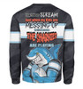 Cronulla-Sutherland Sharks Father's Day Sweatshirt - Screaming Dad and Crazy Fan