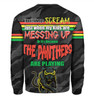 Penrith Panthers Father's Day Sweatshirt - Screaming Dad and Crazy Fan