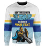 Gold Coast Titans Father's Day Sweatshirt - Screaming Dad and Crazy Fan