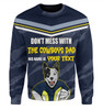 North Queensland Cowboys Father's Day Sweatshirt - Screaming Dad and Crazy Fan