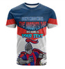 Newcastle Knights Father's Day T-Shirt - Screaming Dad and Crazy Fan