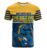 Parramatta Eels Father's Day T-Shirt - Screaming Dad and Crazy Fan