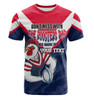 Sydney Roosters Father's Day T-Shirt - Screaming Dad and Crazy Fan