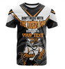 Wests Tigers Father's Day T-Shirt - Screaming Dad and Crazy Fan