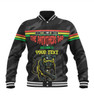 Penrith Panthers Father's Day Baseball Jacket - Screaming Dad and Crazy Fan