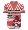 St. George Illawarra Dragons Father's Day Baseball Shirt - Screaming Dad and Crazy Fan