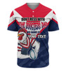 Sydney Roosters Father's Day Baseball Shirt - Screaming Dad and Crazy Fan