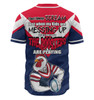 Sydney Roosters Father's Day Baseball Shirt - Screaming Dad and Crazy Fan