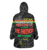 Penrith Panthers Father's Day Snug Hoodie - Screaming Dad and Crazy Fan