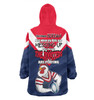 Sydney Roosters Father's Day Snug Hoodie - Screaming Dad and Crazy Fan