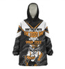 Wests Tigers Father's Day Snug Hoodie - Screaming Dad and Crazy Fan