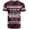Manly Warringah Sea Eagles T-shirt - I Hate Being This Awesome But Eagles T-shirt