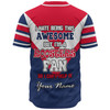 Sydney Roosters Custom Baseball Shirt - I Hate Being This Awesome But Sydney Roosters Baseball Shirt