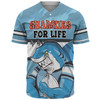 Cronulla-Sutherland Sharks Baseball Shirt - I Hate Being This Awesome But Sharkies Baseball Shirt