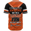 Wests Tigers Custom Baseball Shirt - I Hate Being This Awesome But Wests Tigers Baseball Shirt