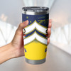 North Queensland Tumbler - Go Boys! Cowboys Mascot With Australia Flag