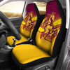 Brisbane Broncos Car Seat Cover - Bronx Mascot With Australia Flag