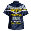 North Queensland Cowboys Custom Hawaiian Shirt - I Hate Being This Awesome But North Queensland Cowboys Hawaiian Shirt