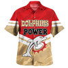 Redcliffe Dolphins Custom Hawaiian Shirt - I Hate Being This Awesome But Redcliffe Dolphins Hawaiian Shirt