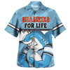 Cronulla-Sutherland Sharks Hawaiian Shirt - I Hate Being This Awesome But Sharkies Hawaiian Shirt