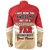 Redcliffe Dolphins Custom Long Sleeve Shirt - I Hate Being This Awesome But Redcliffe Dolphins Long Sleeve Shirt