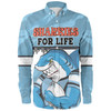 Cronulla-Sutherland Sharks Long Sleeve Shirt - I Hate Being This Awesome But Sharkies Long Sleeve Shirt