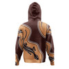 Australia Aboriginal Inspired Hoodie - Aboriginal Lizard Art Hoodie