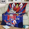 Newcastle Knights Naidoc Week Custom Blanket - Newcastle Knights Naidoc Week For Our Elders Knights Bound Together Blanket