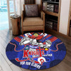 Newcastle Knights Naidoc Week Custom Round Rug - Newcastle Knights Naidoc Week For Our Elders Knights Bound Together Round Rug