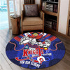 Newcastle Knights Naidoc Week Custom Round Rug - Newcastle Knights Naidoc Week For Our Elders Knights Bound Together Round Rug