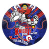 Newcastle Knights Naidoc Week Custom Round Rug - Newcastle Knights Naidoc Week For Our Elders Knights Bound Together Round Rug