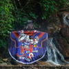 Newcastle Knights Naidoc Week Custom Beach Blanket - Newcastle Knights Naidoc Week For Our Elders Knights Bound Together Beach Blanket