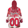 St. George Illawarra Dragons Custom Snug Hoodie - St. George Illawarra Dragons For Life With Aboriginal Style Snug Hoodie