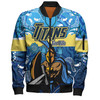 Gold Coast Titans Custom Bomber Jacket - Gold Coast Titans For Life With Aboriginal Style Bomber Jacket