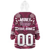 Sea Eagles Custom Snug Hoodie - Manly Forever With Aboriginal Style Snug Hoodie