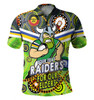 Canberra Raiders Naidoc Week Custom Polo Shirt - Raiders Naidoc For Our Elders Dot Art Style Polo Shirt
