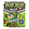 Raiders Naidoc Week Custom Bedding Set - Raiders Naidoc Week For Our Elders Dot Art Style Bedding Set