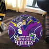 Melbourne Storm Naidoc Week Custom Round Rug - Melbourne Storm For Our Elders Round Rug