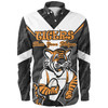 Wests Tigers Custom Long Sleeve Shirt - Wests Tigers Supporter Long Sleeve Shirt