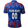 Newcastle Knights Custom Polo Shirt - Tropical Patterns Knights Polo Shirt