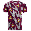 Manly Warringah Sea Eagles T-Shirt - Tropical Patterns Eagles T-Shirt