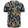North Queensland Cowboys Custom Baseball Shirt - Tropical Patterns North Queensland Cowboys Baseball Shirt