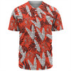 St. George Illawarra Dragons Custom Baseball Shirt - Tropical Patterns St. George Illawarra Dragons Baseball Shirt